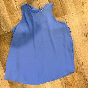 LOFT Sleeveless Blue Blouse